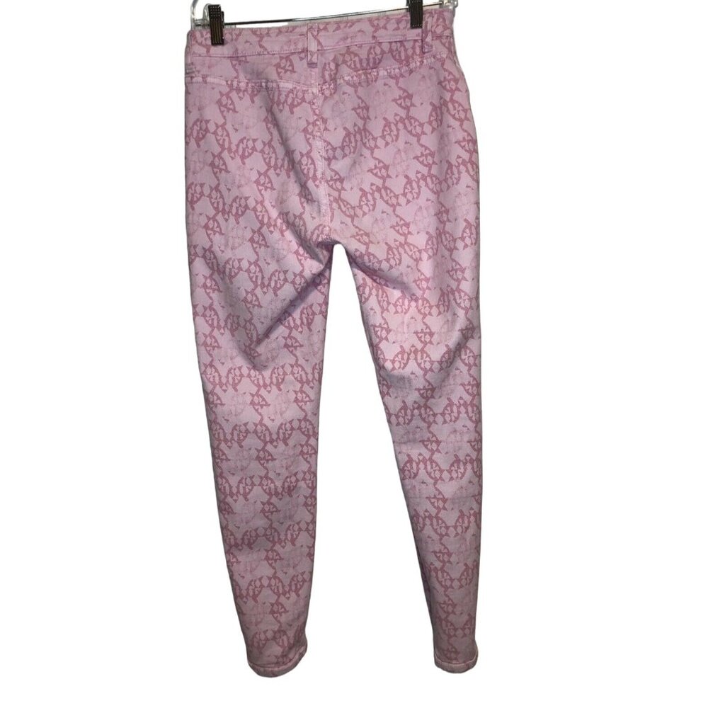 Tribal Jeans Pink Reversible Pink Print Women’s Size 6 - Picture 4 of 7